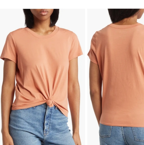 Madewell Tops - MADEWELL Knot Front Tshirt